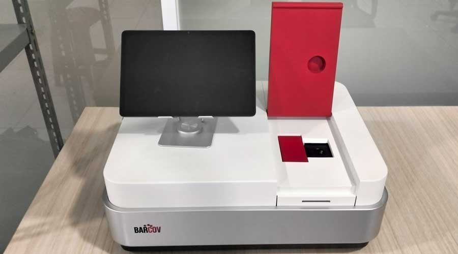 Posisi terbuka, spektrofotometer untuk uji air