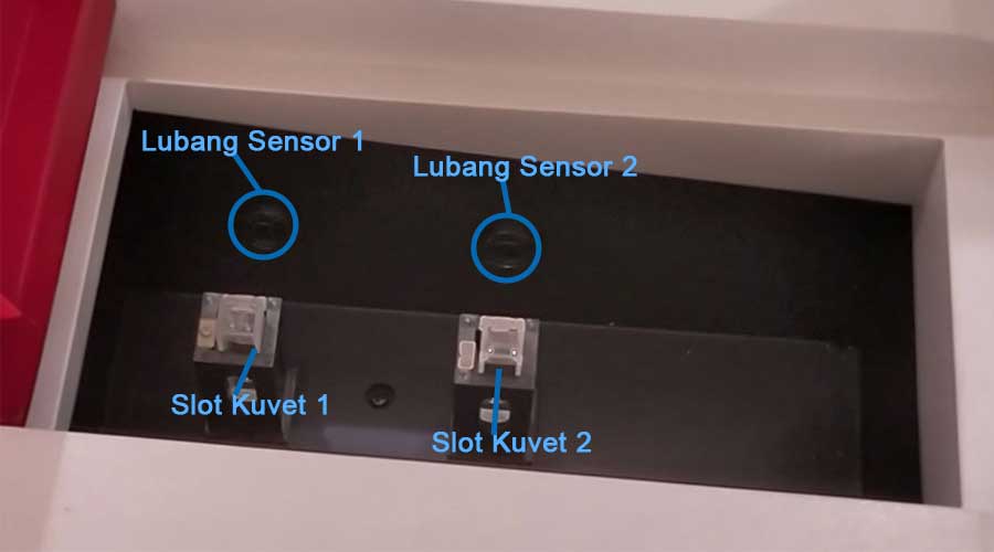 Gambar slot kuvet spektrofotometer