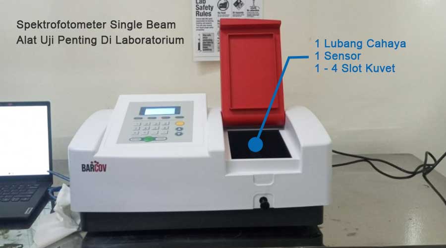 Gambar spektrofotometer single beam