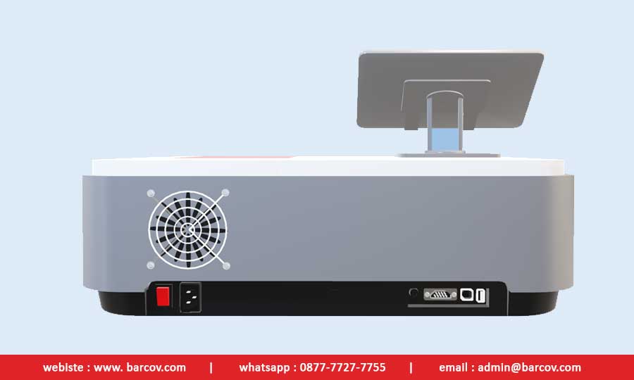 Gambar Spektrofotometer UV Vis Barcov BRQ-UV20CD dan BRQ-UV20CX Tampak Belakang Gambar Spektrofotometer UV Vis Barcov BRQ-UV20CD dan BRQ-UV20CX Tampak Belakang