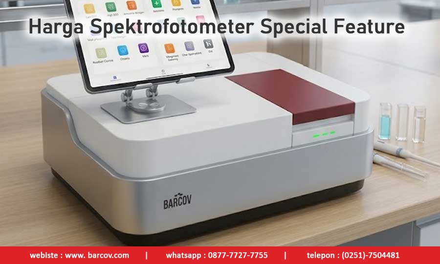 Kisaran harga spektrofotometer uv vis Rp200.000.000 - Rp250.000.000 Harga Spektrofotometer UV Vis Special Feature