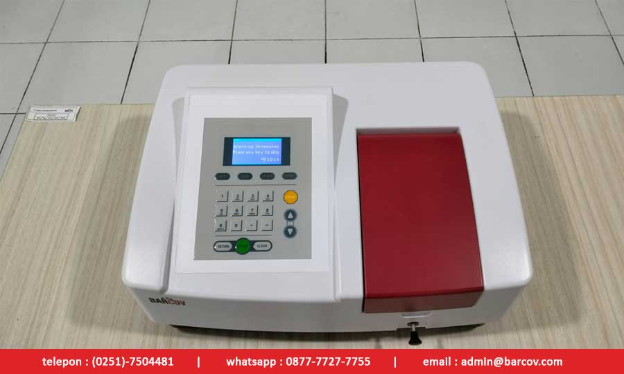 Gambar Spektrofotometer Single Beam UV Vis Dilihat Dari Atas