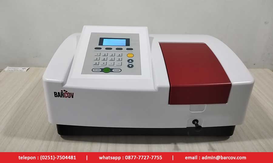 Gambar Spektrofotometer Single Beam UV Vis Dilihat Dari Depan